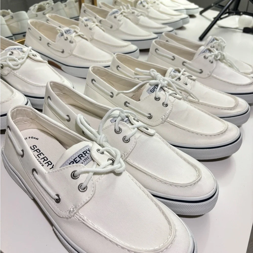 Sperry Men's Classic White Boat Shoes - Picture 10 of 10